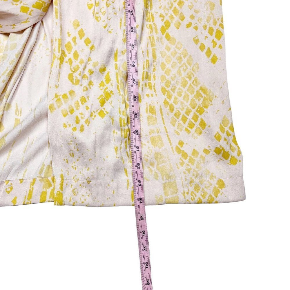 Free People Satin Kimono Duster Robe Top Womens Large Pink Long - Picture 9 of 13